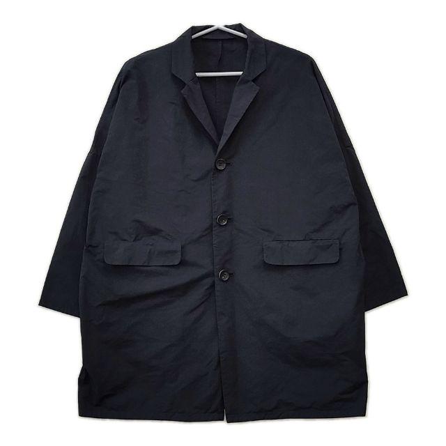 オールドマンズテーラーガーメントダイノーカラーコートネイビー
