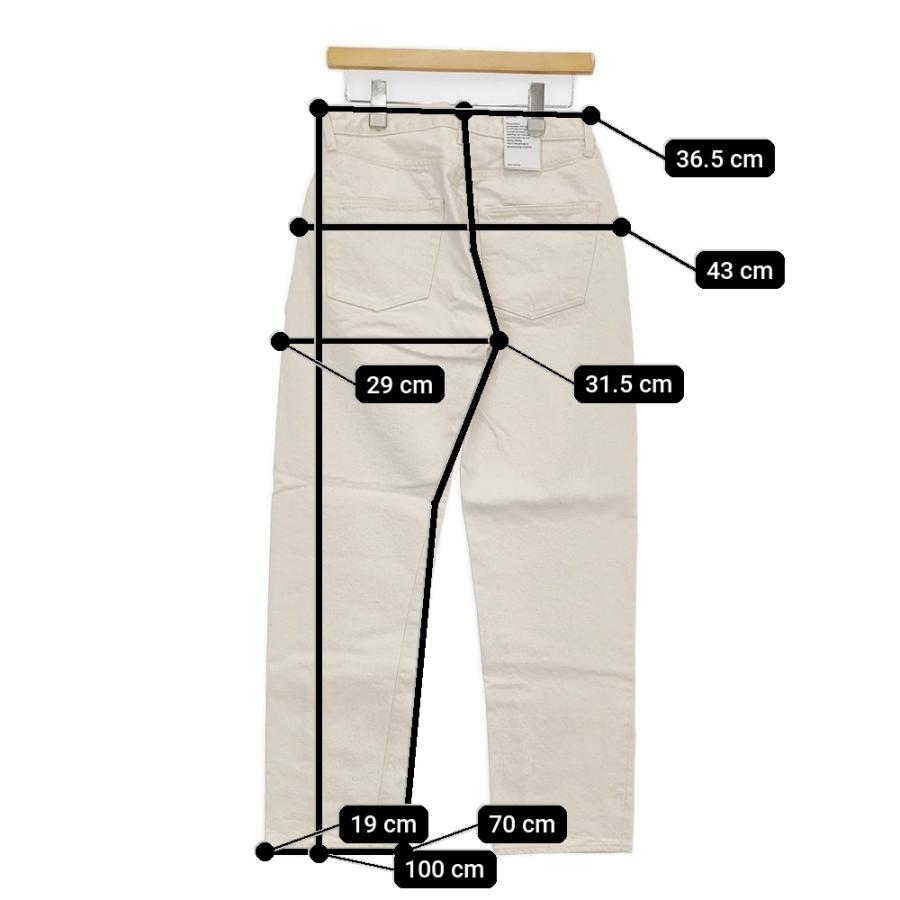 CIOTA（シオタ） 未使用 ホワイト スビンコットン 13.5oz ストレート