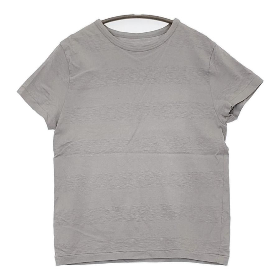 中川政七商店 ボーダー 半袖Tシャツ カットソー グレー 5-0708S 
