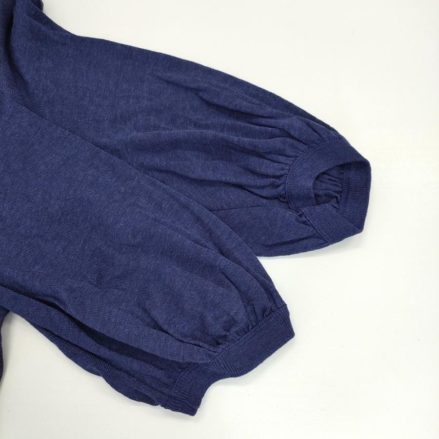 美品*45R 45rpm* ギマニットギャザーTシャツニット ボリュームスリーブ 45R（フォーティファイブアール） 45R/45rpm 5078919 ギマニット