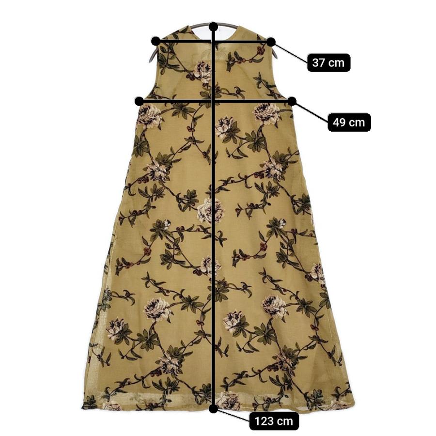 Ameri VINTAGE 2WAY JEANNETTE ORDINARY LINE DRESS サイズM