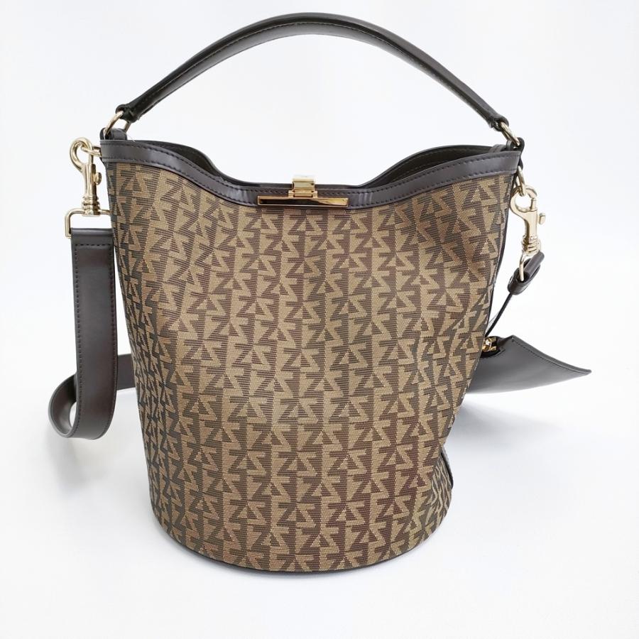 ZANCHETTI AMLETO BUCKET ジャガード バケツバッグ ショルダーバッグ 