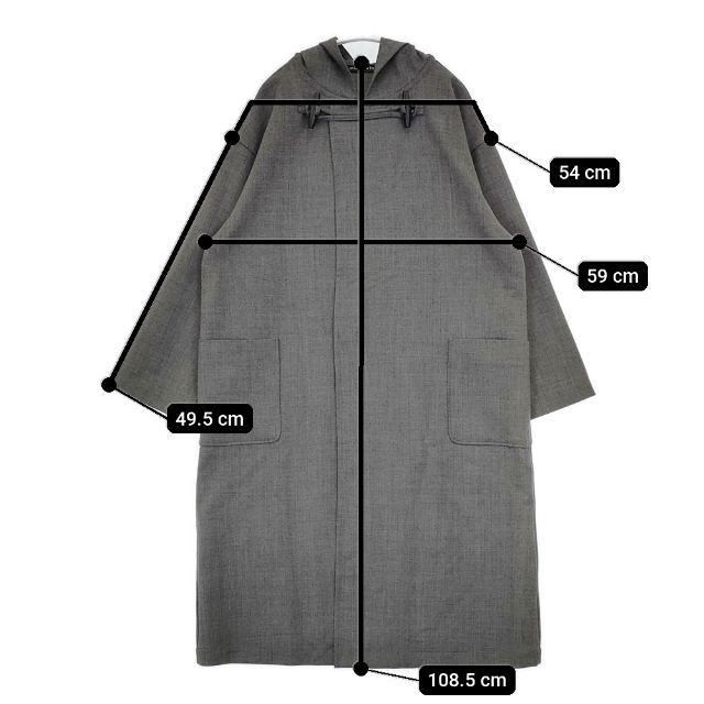 mizuiroind（ミズイロインド） mizuiro-ind フーデッドコート トグル