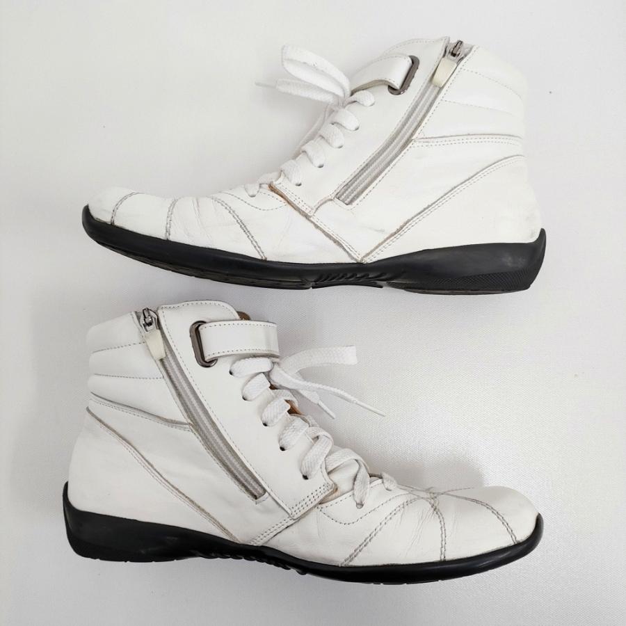 BENESU レザー アンクルブーツ サイドジップ 定価52800円 サイズ255