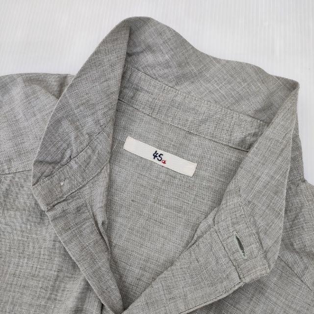 45R（フォーティファイブアール） 45R/45rpm ハケ目ビッグシャツ