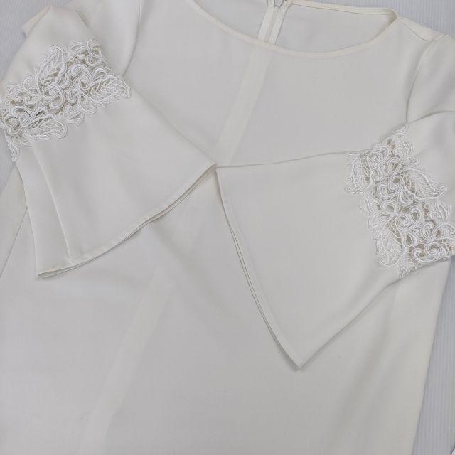 ANAYI（アナイ） レース ブラウス シャツ オフホワイト 5-1027M 267182