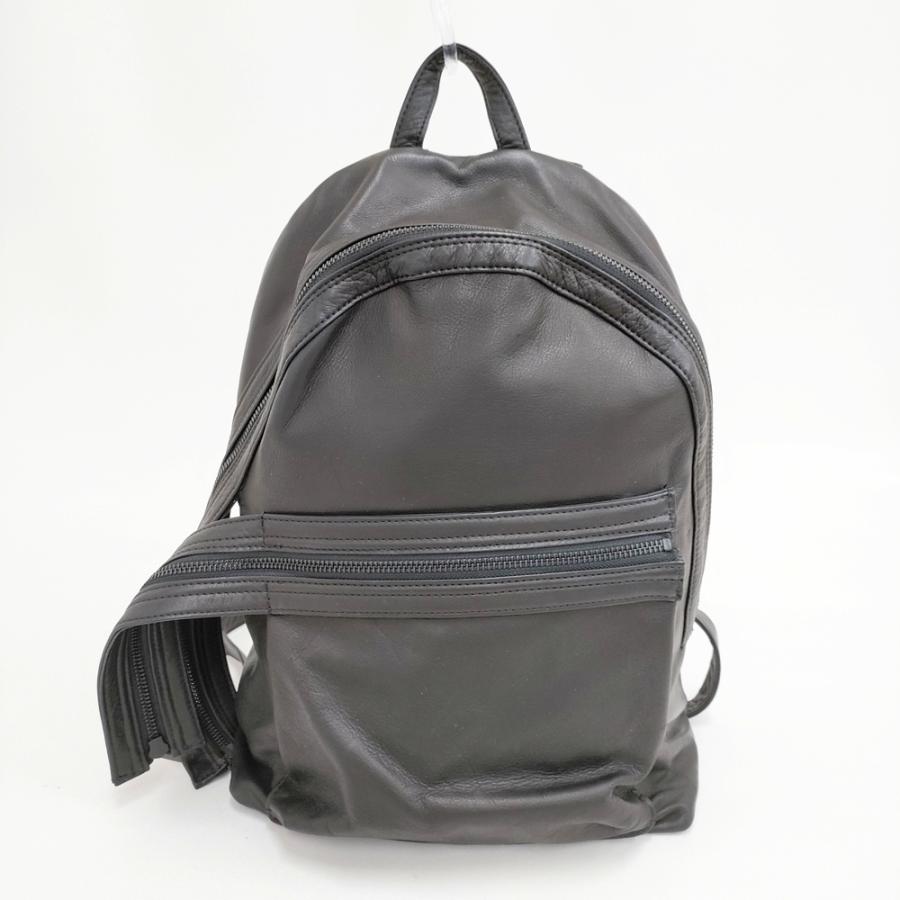Yohji Yamamoto（ヨウジヤマモト） レザーバックパック 牛革 リュック
