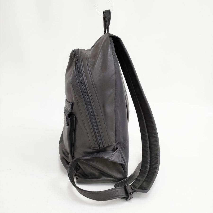 Yohji Yamamoto（ヨウジヤマモト） レザーバックパック 牛革 リュック