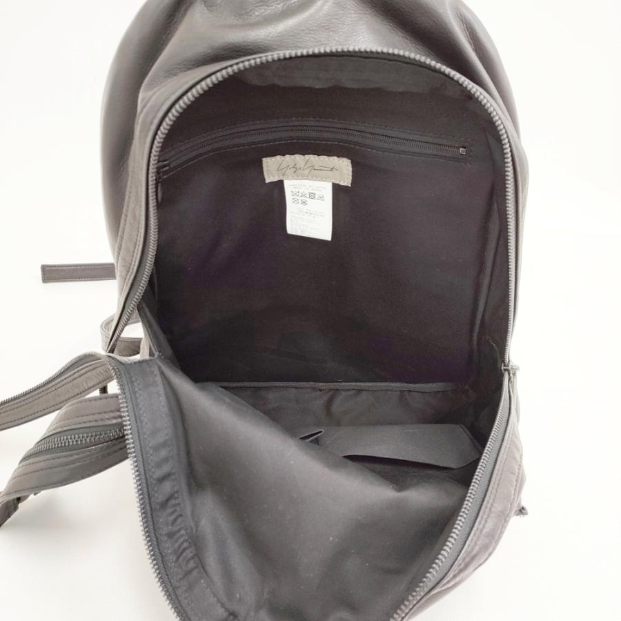 Yohji Yamamoto（ヨウジヤマモト） レザーバックパック 牛革 リュック
