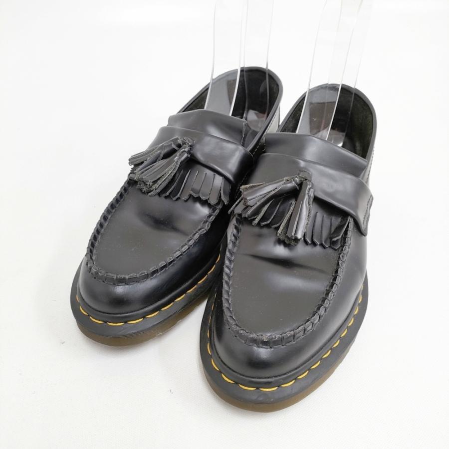 Dr.Martens タッセルローファー ADRIAN AW006 サイズ39 US8 シューズ・靴 ブラック レディース ドクターマーチン【中古】5-1127G◎ Dr.Martens（ドクターマーチン） タッセルローファー ADRIAN AW006