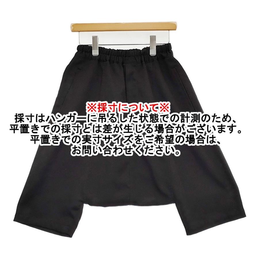 BLACK COMME des GARCONS サルエルハーフパンツ ショーツ 1K-P023 XS