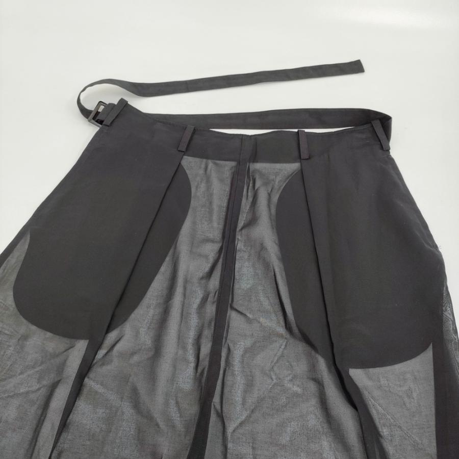 LENSE レンズ エプロンスカートパンツ サイズ1 エプロン ブラック 5-0731G 267676の画像