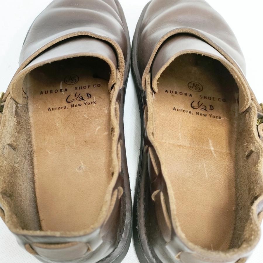 極美品 サイズ6ハーフ オーロラシューズ ミドルイングリッシュ ブラウン 極美品 サイズ6ハーフ オーロラシューズ ミドルイングリッシュ