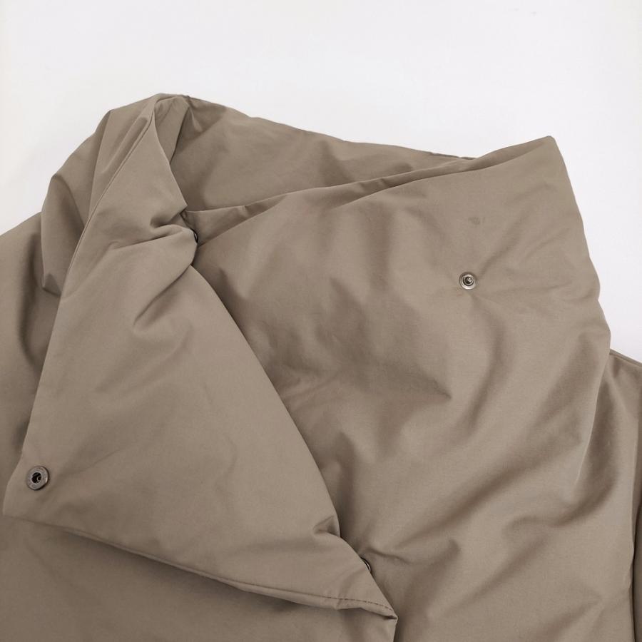 miffew ミフュー スクエアミドルダウンコート 定価74800円 FEW23WJK5110 サイズ1 ダウンコート 23AW ベージュ レディース【中古】5-1108A♪ miffew ミフュー スクエアミドルダウンコート 定価74800円