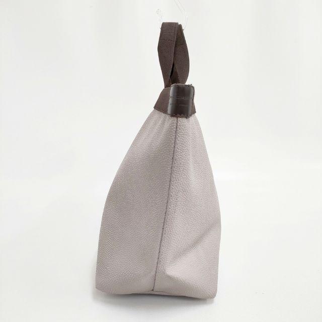 Herve Chapelier 705GPコーテッドキャンバススクエアトートL A4サイズ マスティック×モカ トートバッグ エルベシャプリエ 5-1015G 267966の画像
