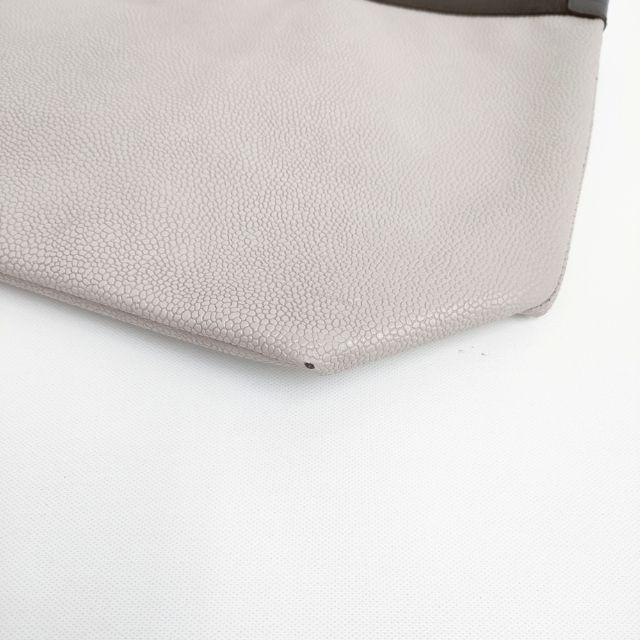 Herve Chapelier 705GPコーテッドキャンバススクエアトートL A4サイズ マスティック×モカ トートバッグ エルベシャプリエ 5-1015G 267966の画像