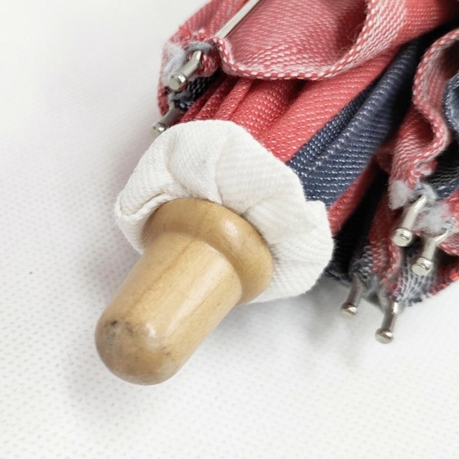 tamaki niime よけおり 折りたたみ傘 晴雨兼用 傘 レッド ネイビー