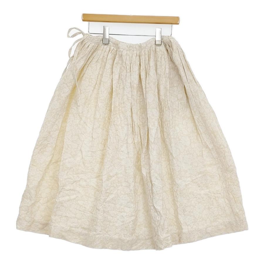 オールドマンズテーラースカート　ワイルドベリー R&D.M.Co- ジャガードワイルドベリー ギャザースカート wild berry