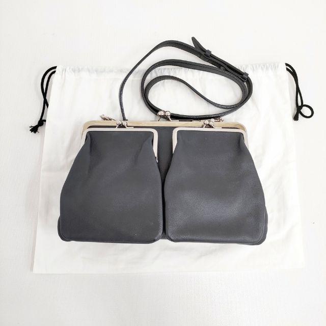 R&D.M.Co- レザー がま口ショルダーバッグ 定価66000円 ショルダーバッグ ブラック レディース オールドマンズテーラー【中古】5-1103G∞ R&D.M.Co- レザー がま口ショルダーバッグ 定価66000円 ショルダー