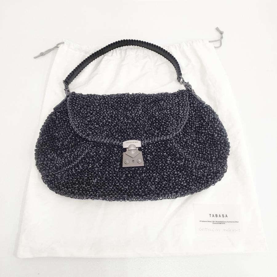 ANTEPRIMA ブロッコ ワイヤーバッグ ハンドバッグ ブラック
