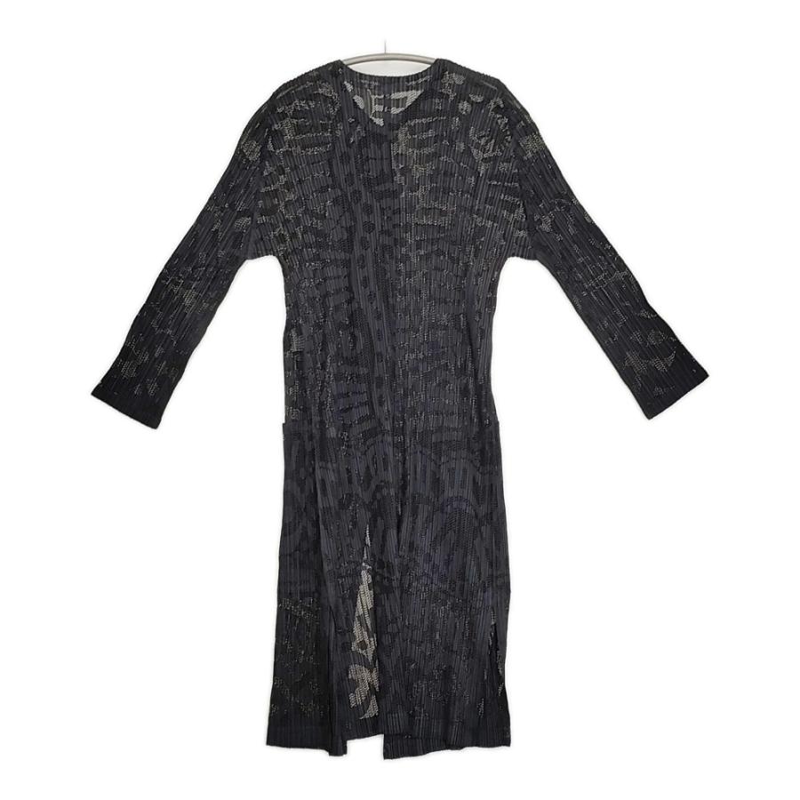 PLEATS PLEASE ISSEY MIYAKE ロングカーディガン 羽織り PP61-JA741