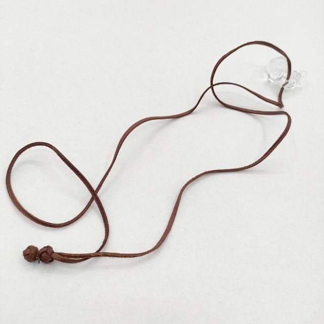 ヨーガンレール（JURGEN LEHL） 硝子 ガラス ネックレス クリア