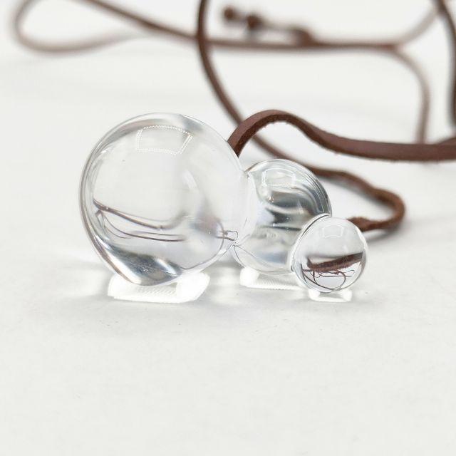 ヨーガンレール（JURGEN LEHL） 硝子 ガラス ネックレス クリア