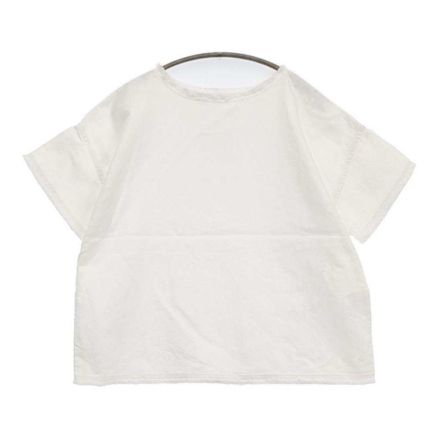 45rpm◇ジンバカノコ/刺繍/ポロシャツ/コットン/WHT 45rpm(フォー