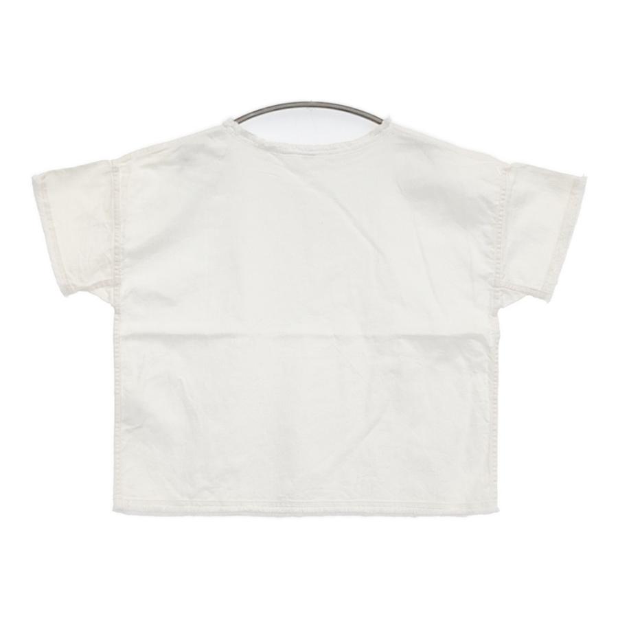 45R 45R/45rpm コットンリネンデニムのビッグTシャツ 定価24200