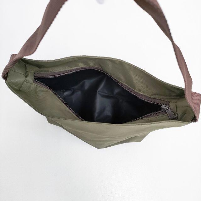 良品 エルベシャプリエ ショルダーバッグ 斜めがけ お洒落 ナイロン カーキ Herve Chapelier ワンショルダー ショルダーバッグ カーキ エルベ
