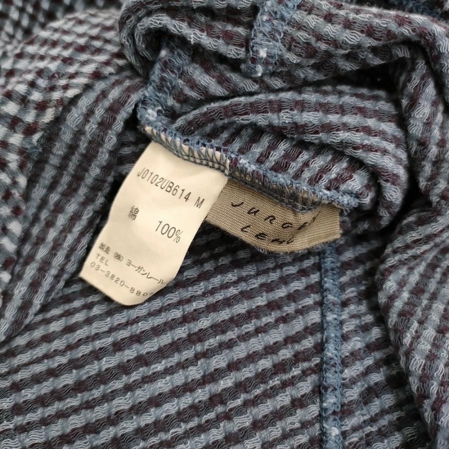 JURGEN LEHL コットン 半袖カットソー スカート J0102UB614 セットアップ ライトブルー ブラウン レディース ヨーガンレール【中古】5-0819S♪ ヨーガンレール（JURGEN LEHL） コットン 半袖カットソー スカート