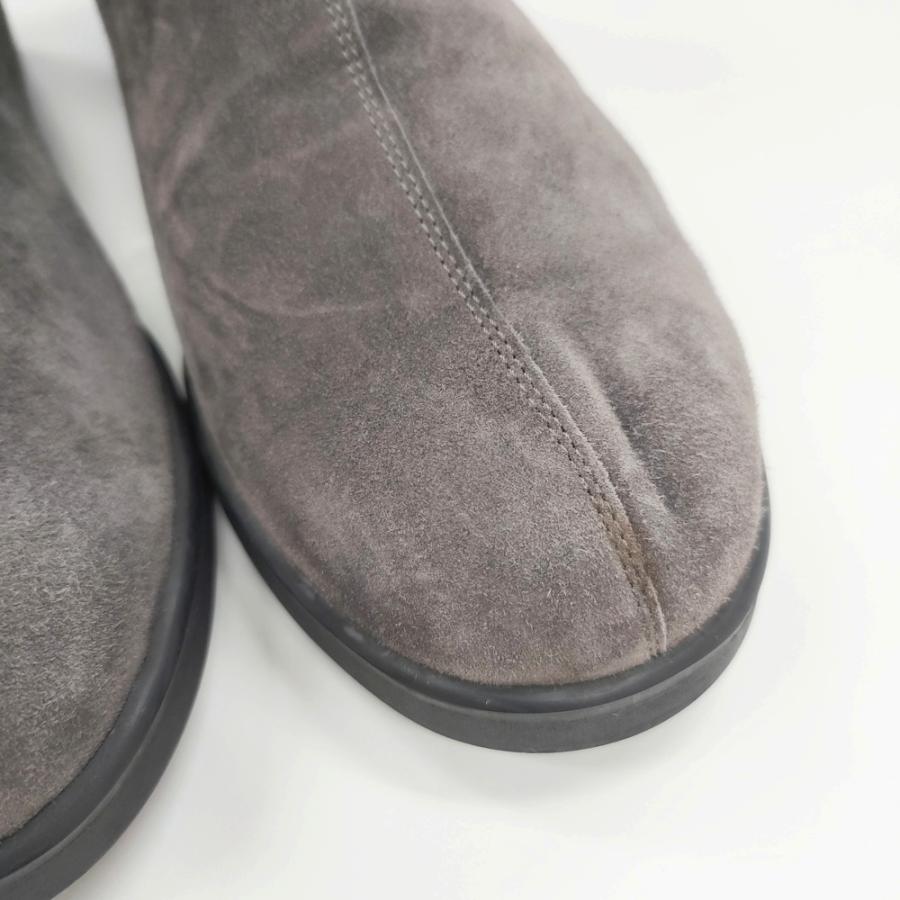 JURGEN LEHL スウェード スエード ショートブーツ サイズ23.5 ブーツ グレー レディース ヨーガンレール【中古】5-1009T◎ ヨーガンレール（JURGEN LEHL） スウェード スエード ショートブーツ