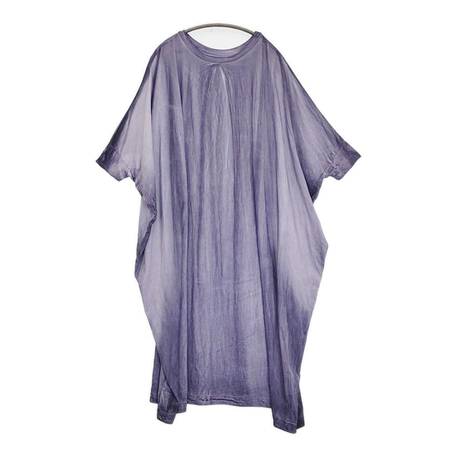 mizuiro-ind ピグメントダイワイドワンピース 定価17380円 ワンピース 24SS パープル レディース ミズイロインド【中古】5-0815S♪ mizuiroind mizuiro-ind ピグメントダイワイドワンピース 定価17380円
