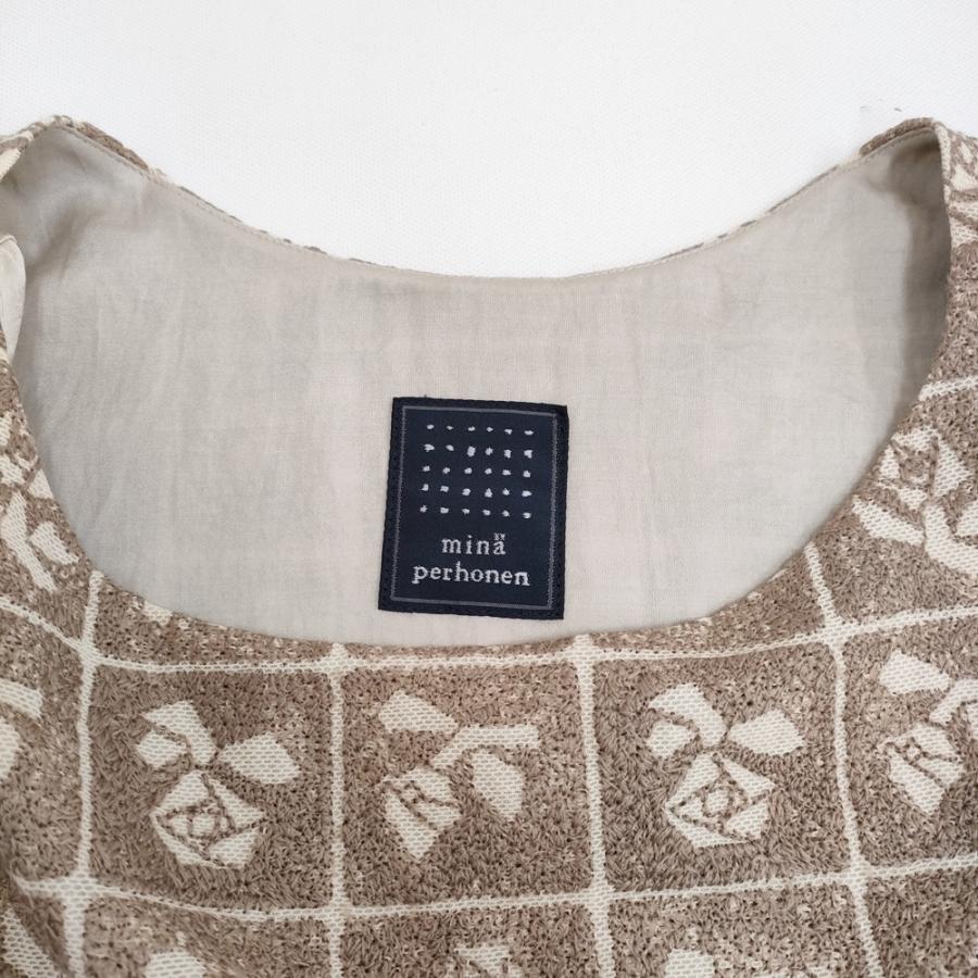 mina perhonen（ミナペルホネン） mina perhonen Lili 刺繍 チュール
