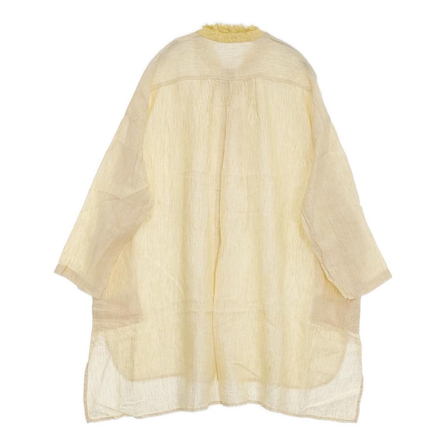 美品　nest Robe デッドストックリネンコンビブラウス nest Robe（ネストローブ） デッドストックリネンコンビブラウス 定価