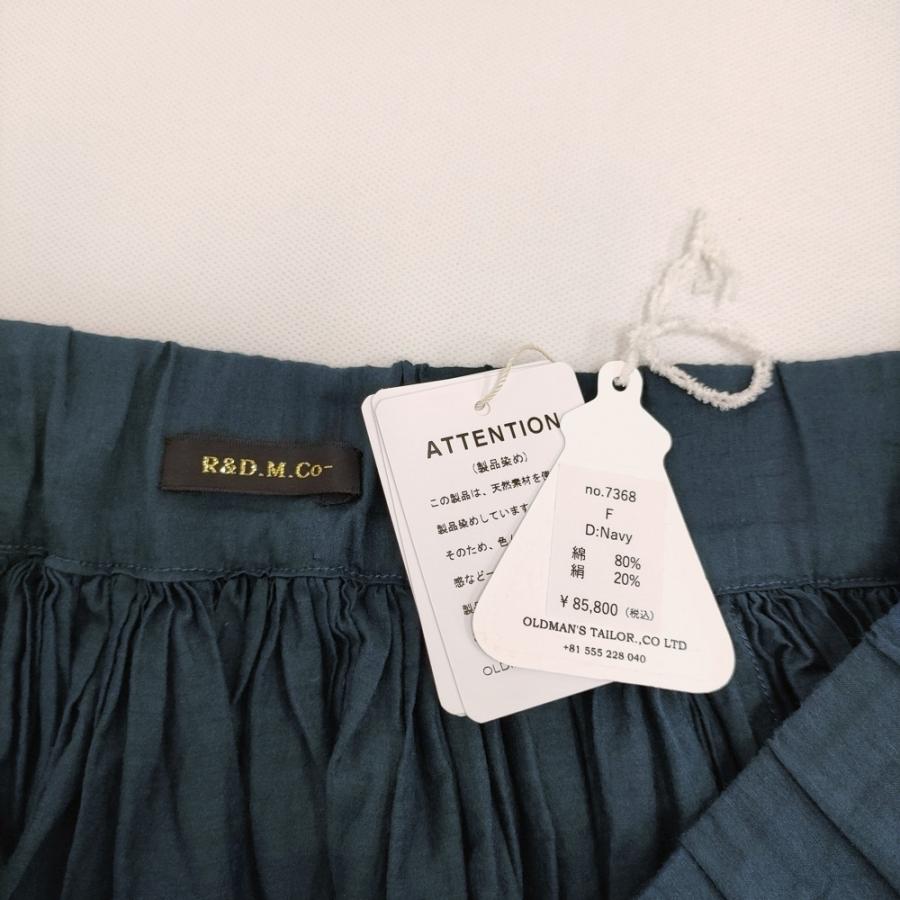 R&D.M.Co- 未使用 ガーメントダイコットンシルクギャザーゴム