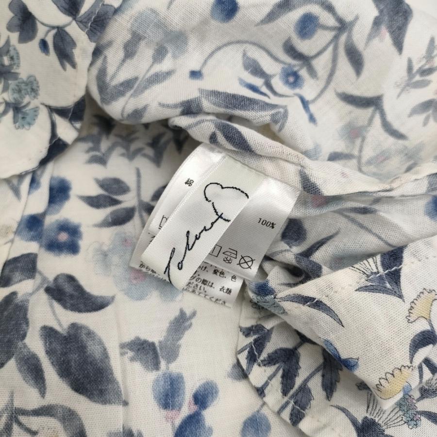 Pal'las Palace（パラスパレス） ガーゼ花巡り柄 5分袖プルオーバー