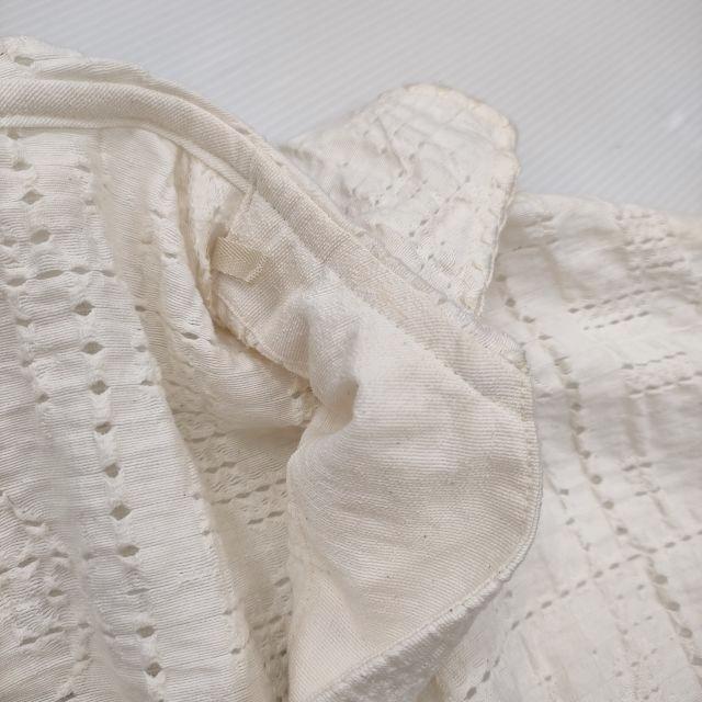 qiri ギャザースリーブブラウス 定価28600円 63-01-BL-006-24-2 刺繍