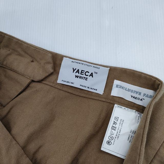 YAECA（ヤエカ） YAECA WRITE 90605 リネン混 パンツ ブラウン KHAKI 5