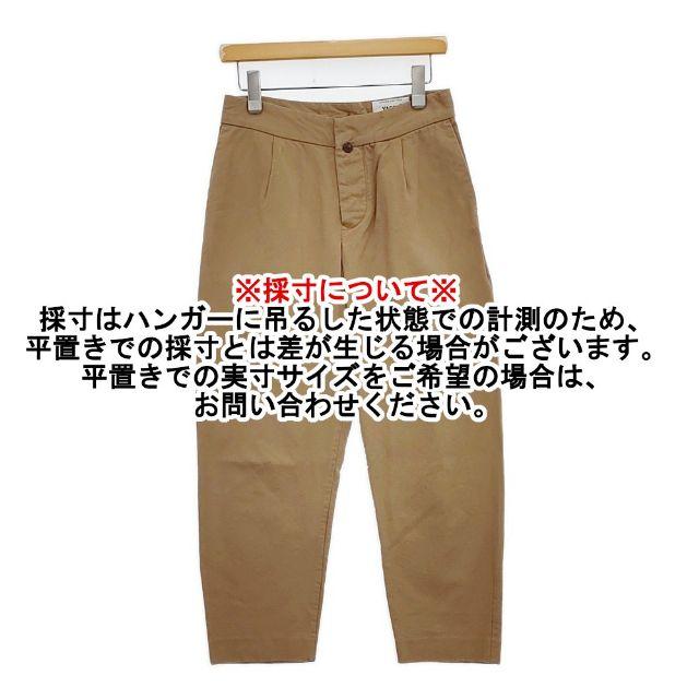 YAECA（ヤエカ） YAECA WRITE 90605 リネン混 パンツ ブラウン KHAKI 5