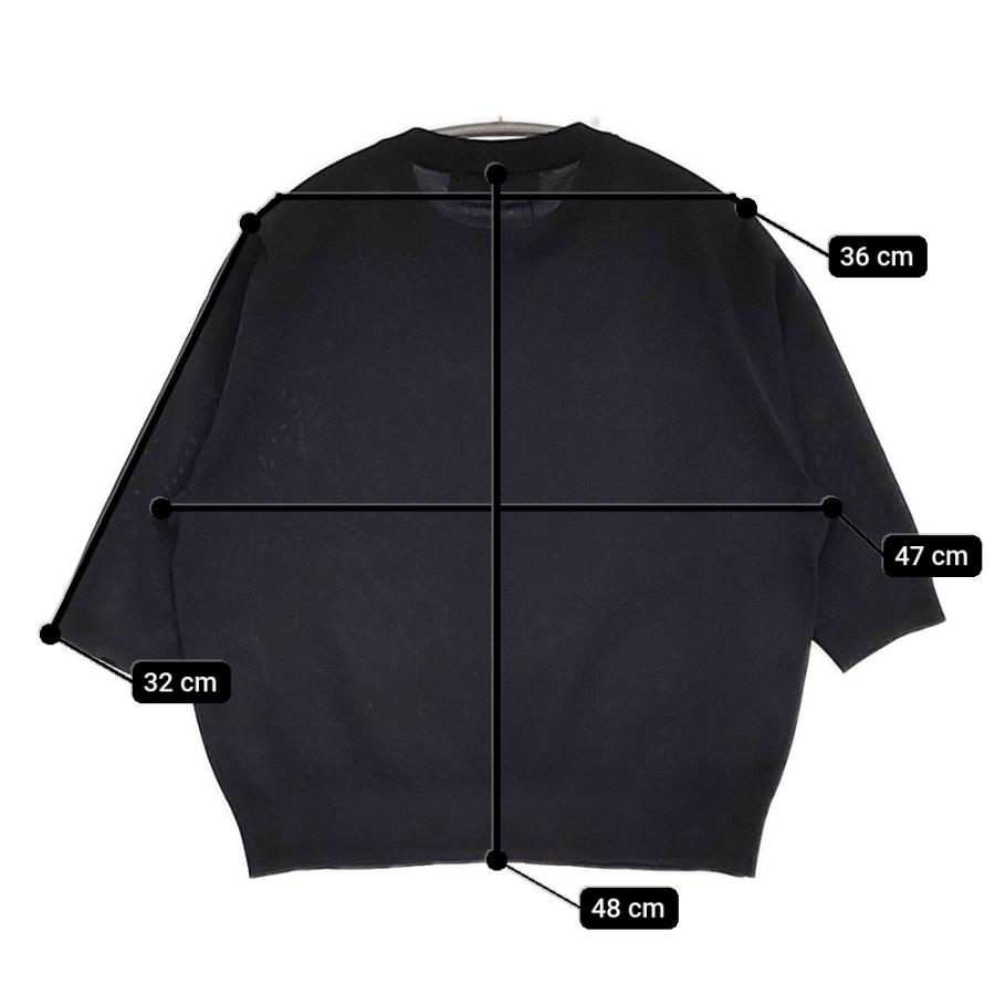 CABaN ＊ ハーフスリーブポケットカーディガン ブラック