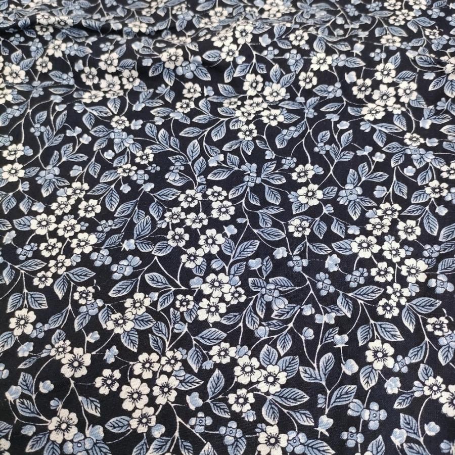 R&D.M.Co- アイリッシュ ラウンドカラーノースリーブブラウス S 花柄  