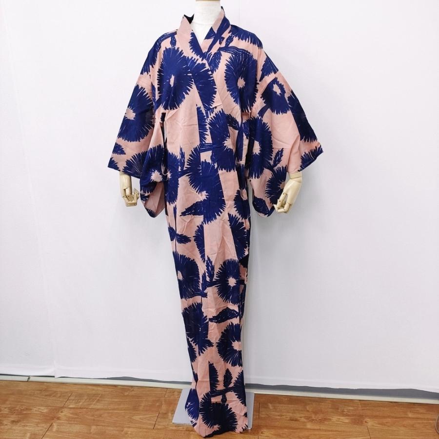 mina perhonen qs3889 daisy ゆかた サイズM 浴衣 ピンク ネイビー レディース ミナペルホネン【中古】5-0908S♪ mina perhonen（ミナペルホネン） mina perhonen qs3889 daisy ゆかた