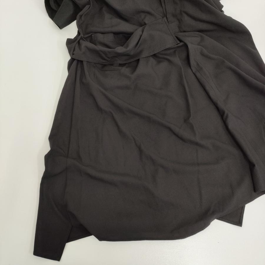 Yohji Yamamoto COLLECTIONS EETING CLOTH R DRAPED SHIRT DRESS ワンピース 25SS ブラック レディース ヨウジヤマモト【中古】5-0916S♪ Yohji Yamamoto（ヨウジヤマモト） Yohji Yamamoto COLLECTIONS EETING
