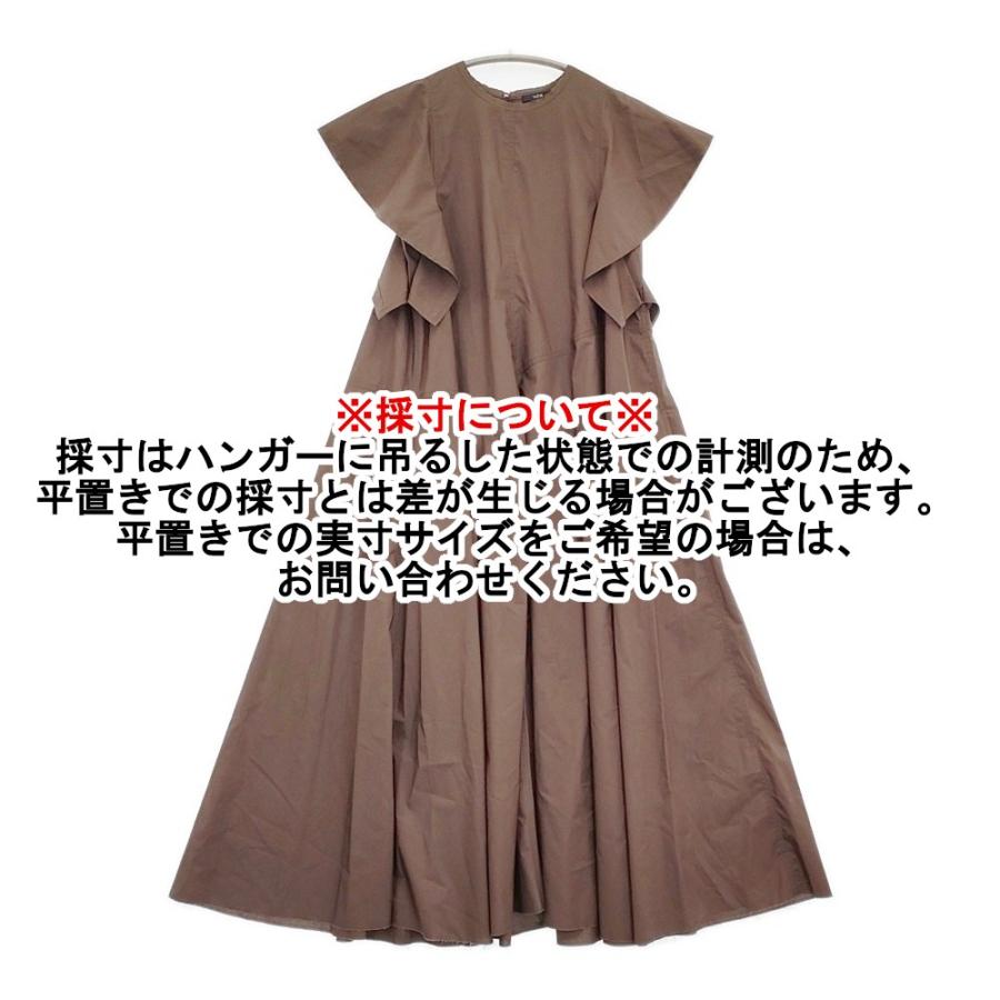 YLEVE SUVIN COTTON TYPEWRITER ONE PIECE サイズ1 168-5155080 ワンピース 25SS ブラウン イレーヴ 5-0926S 270821_8