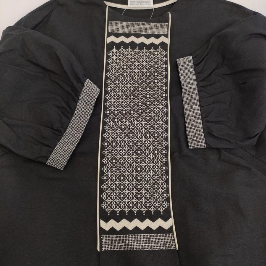 ANTIPAST SMINO WASHI DRESS 定価75900円 刺繍 美濃和紙 EOP206 ワンピース 24SS ブラック レディース アンティパスト【中古】5-0926S♪ ANTIPAST SMINO WASHI DRESS 定価75900円 刺繍 美濃和紙 EOP206