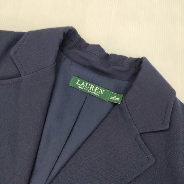RALPH LAUREN Lauren Ralph 紺ブレザー ワッペン 金ボタン テーラード