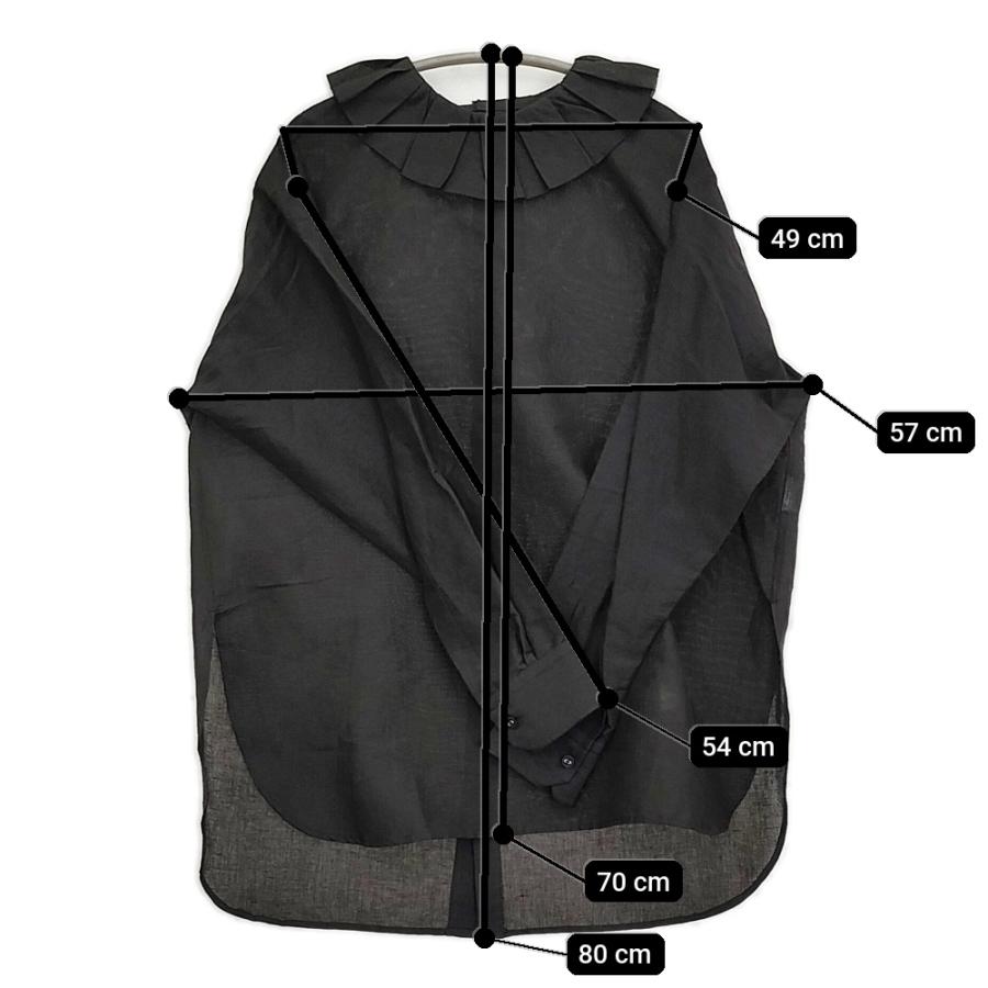 新品 】オールドマンズテーラー コットンフリルスリーブブラウス