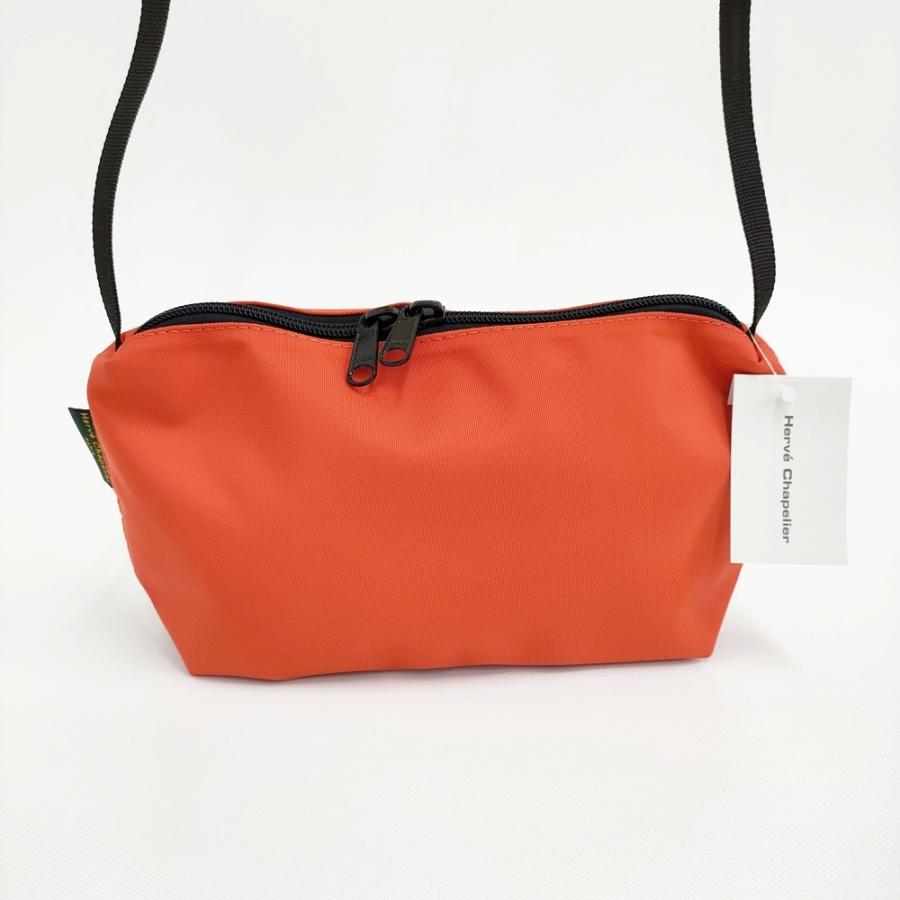 Herve Chapelier 新品 2884N ナイロンスクエアショルダーサンギーヌ 定価34980円 オレンジ レディース エルベ・シャプリエ【中古】5-0930G♪ Herve Chapelier 新品 2884N ナイロンスクエアショルダーサンギーヌ