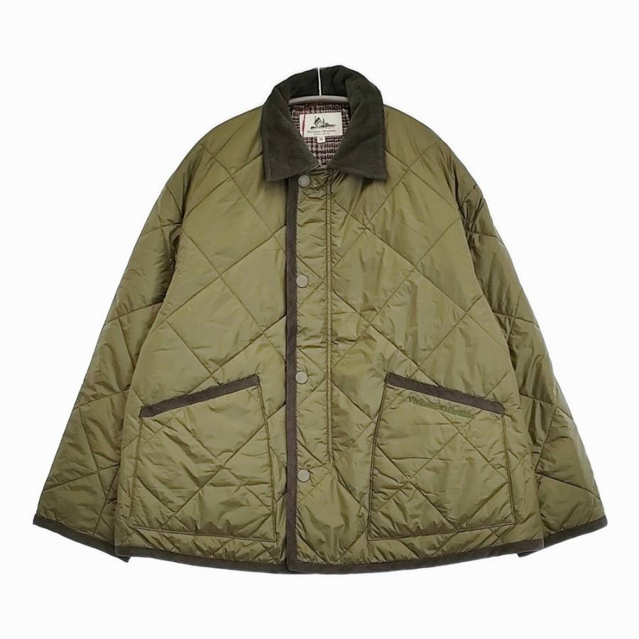Vincent et Mireille 未使用品 中綿ブルゾン コート サイズ38 キルティングジャケット カーキ レディース バンソンエミレイユ【中古】5-1026T♪ Vincent et Mireille 未使用品 中綿ブルゾン コート サイズ38